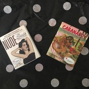 The balm eyeshadows